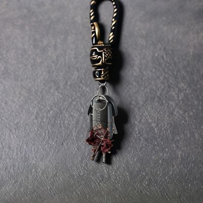 Προσαρμοσμένο χρώμα Wukong Keychain Μαύρο ακρυλικό 2D επίπεδο μενταγιόν για σακίδιο αυτοκίνητο υπολογιστή