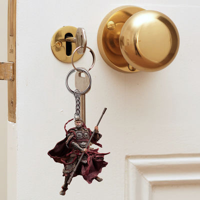 Προσαρμοσμένο χρώμα Wukong Keychain Μαύρο ακρυλικό 2D επίπεδο μενταγιόν για σακίδιο αυτοκίνητο υπολογιστή