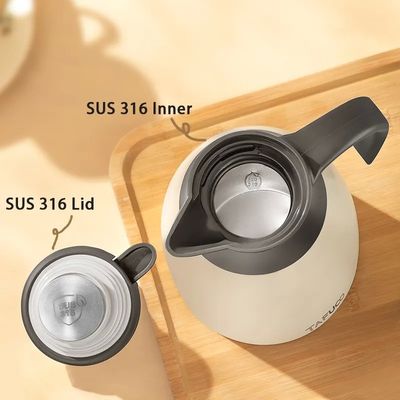 1L 1.5L Μεγάλη χωρητικότητα Σύγχρονο σχεδιασμό Προσαρμόσιμο χρώμα καφέ για επαγγελματικά δώρα