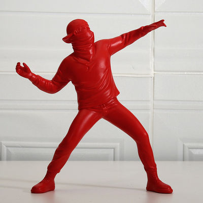 Οικιακή διακόσμηση Μοναδικό ανθοβολικό άγαλμα από ρητίνη Ένα κομμάτι συσκευασία στολίδι