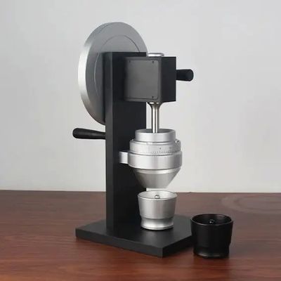 Μαύρο Ιταλικό Επαγγελματικό 83mm Burr Heavy Duty Αλουμινίου Σώμα Εγχειρίδιο Σκοπτήρας Espresso Χέρι Σκοπτήρας Καφέ