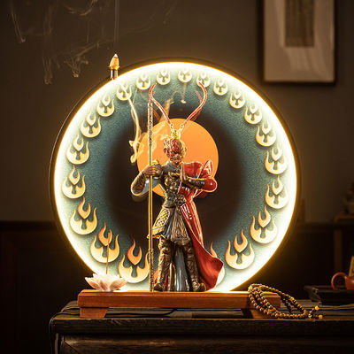 2024 Sun Wukong Μαύρος Μύθος Wukong LED φως κομψό κεραμικό κάλυμμα θυμίαμα για τήξη