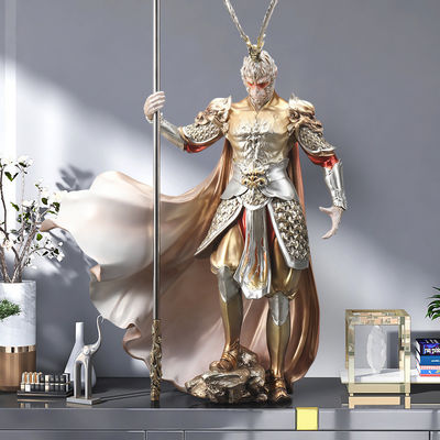 Κοσμήματα Μαύρη Μυθολογία Wukong Χρυσό Κροσέ Γραφείο Φωτογραφία Μαϊμού Βασιλιάς εναντίον Βούδα TV Καμπίνα Διακόσμηση