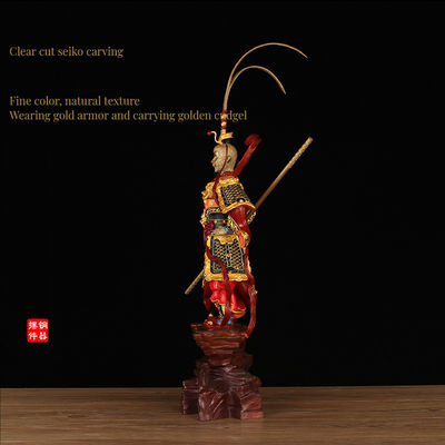 Μαύρος Μύθος Ηλιακό Wukong άγαλμα-Χρυσή Κροφή 3D φιγούρα Metal ρητίνη συλλογή με υλικά