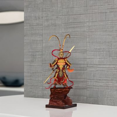 3D ρητίνη μαύρος μύθος μαϊμού βασιλιά-Sun Wukong χρυσή φιγούρα για σύγχρονο σχεδιασμό