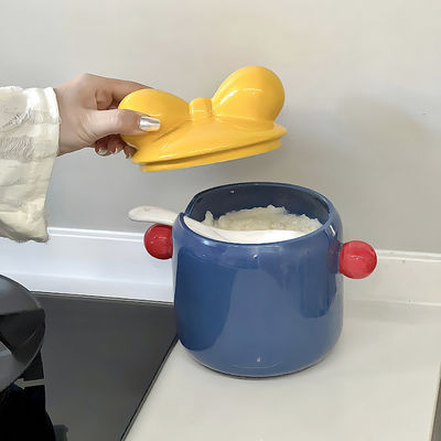 Κεραμικό κουτί καρυκευμάτων Κουζίνα Κουζίνα για ζάχαρη Κισκότ τσάι