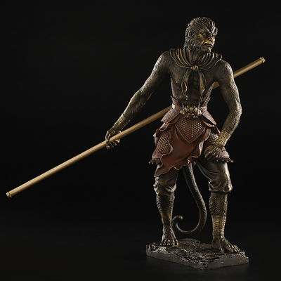 Σύγχρονο Black Myth Game Legends Προσαρμοσμένο 3D άγαλμα Wukong σε κράμα με θέμα τέχνης