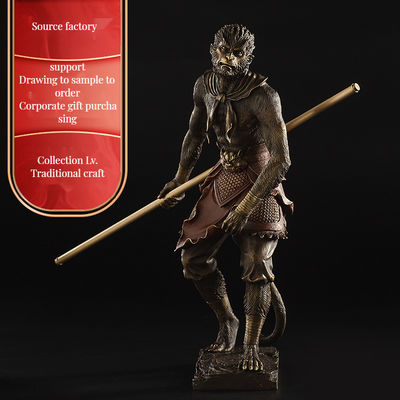 Μαύρος Μύθος Wukong Προσαρμοσμένο Desktop Αγαλμα τέλειο για σύγχρονο 3D Monkey King παιχνίδι