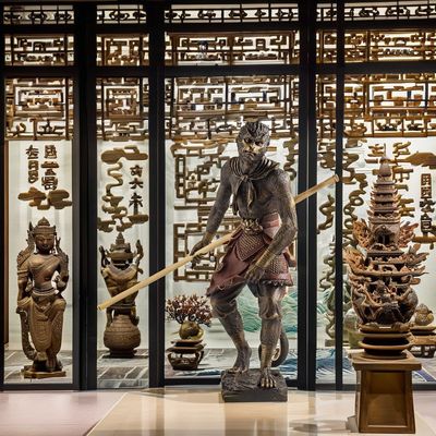 Προσαρμοσμένο 3D άγαλμα Wukong Τέχνη Θέμα Χύτευση κράμα Χαλκός Μαύρος Μύθος Legends χαρακτήρας