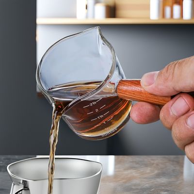 100 ml χωρητικότητας Μικρό διαφανές γυάλινο φλιτζάνι καφέ με κάλυμμα και διπλό στόμα