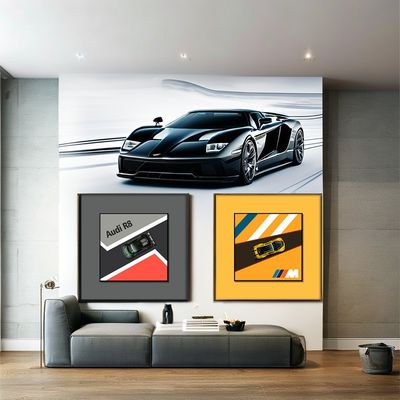 Τέχνη Θέμα Σύνθεμα Mural αυτοκινήτου για το υπνοδωμάτιο των παιδιών και βεράντα Προσθέστε ένα Pop της τέχνης στο χώρο σας