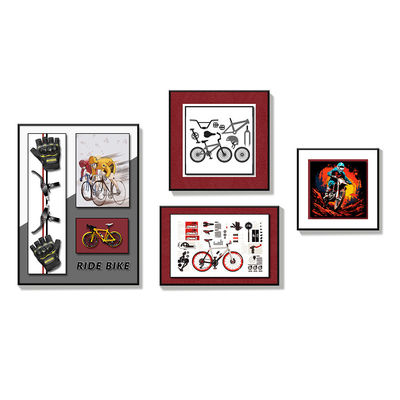 Τελειώστε τη σύγχρονη 3D επίστρωση ποδηλάτων Πορσελάνη ζωγραφική με κομψά κρυστάλλινα δομικά μπλοκ