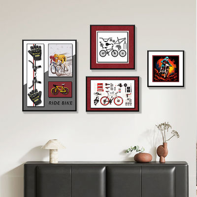 Τελειώστε τη σύγχρονη 3D επίστρωση ποδηλάτων Πορσελάνη ζωγραφική με κομψά κρυστάλλινα δομικά μπλοκ