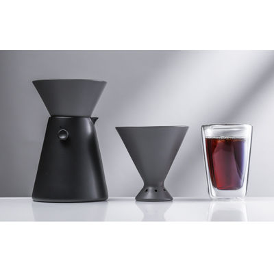 Παραγωγή σερβίρισμα κουτάλι χειροποίητο κεραμικό τσάι και καφέ δοχείο για εμπορικούς αγοραστές