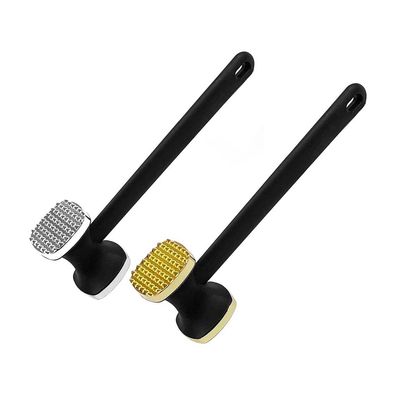 Εγχειρίδιο εργαλείο κουζίνας για τέλεια τρυφερές μπριζόλες κράμα ψευδαργύρου και πλαστικό σφυρί κρέατος