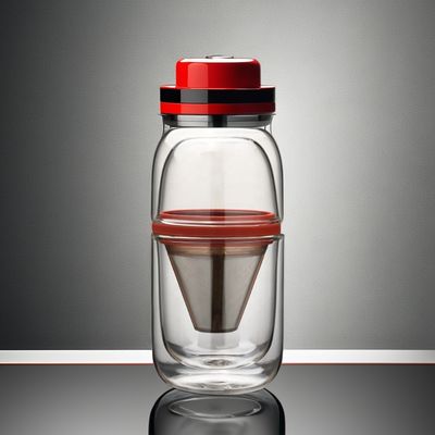 Μονάδα καφέ και τσαγιού unisex φορητό διαφανές γυαλί