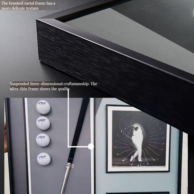 Σύγχρονη απλή κρυστάλλινη γυάλινη γκολφ ζωγραφική δομικά μπλοκ σχεδιασμός για τοίχους γκαλερί