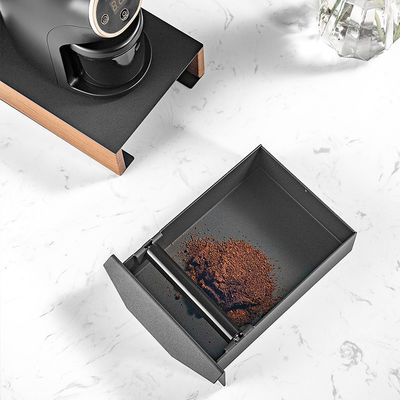 Λευκό σύγχρονο σχεδιασμό Espresso καφέ Knock Box ξύλινο πλαίσιο μεταλλικό αλουμίνιο