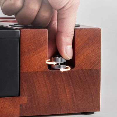 Εργαλεία εστιατορίου για καφέ Πολυλειτουργικό ξύλινο κουτί χτύπησης με στερεό 58mm από ανοξείδωτο χάλυβα