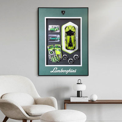 Porsche Sports Cars Wall Display Frame Custom Size για το σπίτι ή το γραφείο Κρέμας οθόνης
