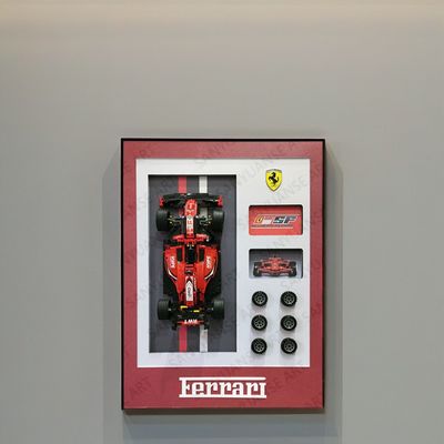 Προσαρμοσμένα αθλητικά αυτοκίνητα Porsche και όμορφα μοντέλα σπιτιών που εμφανίζονται σε τοίχο για μοντέρνα διακόσμηση σπιτιού