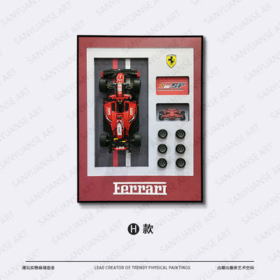 Σύγχρονο Στυλ Σχεδιασμού Προσαρμόσιμα Σπορ Αυτοκίνητο Τείχος Εμφάνιση πλαίσιο για μοντέλα πολυτελών σπιτιών