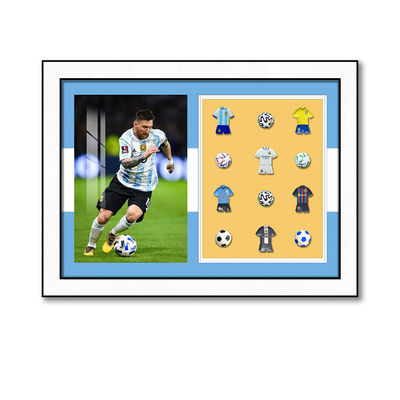 Σύγχρονος Lionel Messi 3D Πίνακες καμβά αστέρα ποδοσφαίρου για το καθιστικό