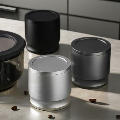 Συλλέκτης σκόνης Συμφωνία σκευών με καφέ γάλα πρηστικό μίξερ γεμάτο λαβή