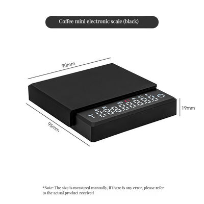 Μίνι USB Espresso Καφέ ζύγιση ζυγαριά 0.1g Ψηφιακή αυτόματη σταγόνα 2000g χωρητικότητα