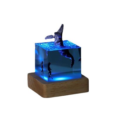 Ετικέτα Προσαρμοσμένο Ετικέτα LED Ωκεανό Νυχτερινό Φως για Παιδιά Καρχαρία Νάπτης Ατμόσφαιρα από Direct