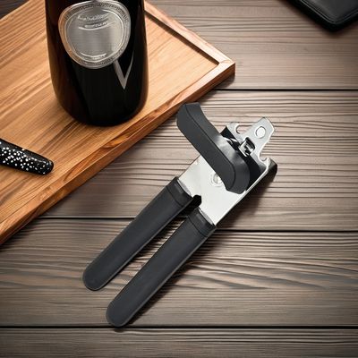 Πολυδιάστατος οικιακός ανοιχτήρας κονσέρβων με προσαρμοσμένο λογότυπο και ανθεκτικό υλικό από ανοξείδωτο χάλυβα