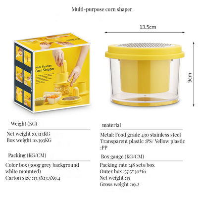 Ανθεκτικός ατσάλινος μικροτροφικός αλεύρι και απολέπιση καλαμποκιού για την αποκόλληση λαχανικών