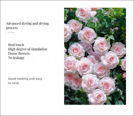 Τεχνητά λουλούδια από μετάξι για ρεαλιστική 3D διακόσμηση τοίχων με λουλούδια από ύφασμα