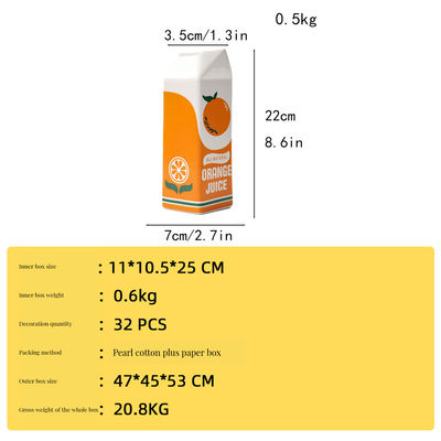 Προσαρμοσμένο χρώμα Αρχαίο πορτοκαλί κεραμικό βάζο φρούτων για γαμήλια περίσταση σε ρουστίκ στυλ