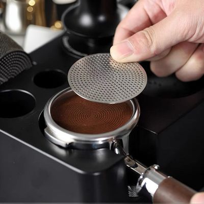 Επιβεβαιωμένη από τον μπαρίστα 58 mm οθόνη καφέ από ανοξείδωτο χάλυβα για σύγχρονες μηχανές τσαγιού