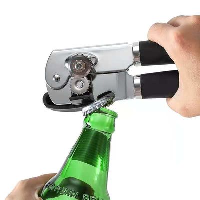 Οικιακή χρήση Ατσάλι Custom Easy Crank Manual Can Beer Bottle Opener με σιδερένιο λογότυπο