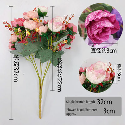 Περιβαλλοντικά φιλικό τεχνητό κεντρικό κομμάτι λουλουδιών για γάμους και διακόσμηση Χριστουγέννων στο σπίτι