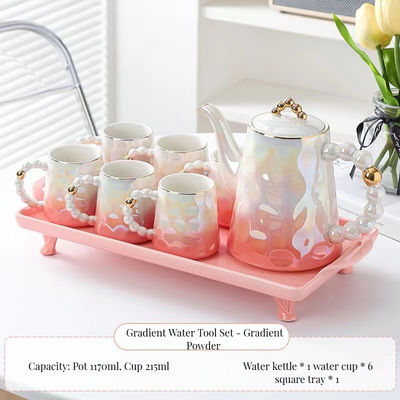 Ελαφρύ μοντέρνο μπαμπού Κούπες καφέ και πιάτο 1300ml