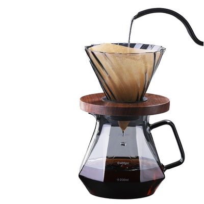 Μεταλλικός τύπος βροσιλικωμένου γυαλιού Espresso Coffee Server για φιλικό προς το περιβάλλον ανθεκτικό στη θερμότητα