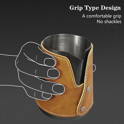 Ατσάλι από ανοξείδωτο χάλυβα 304 Σφουγγάρι για καφέ γάλα latte τέχνη και βιώσιμη Barista