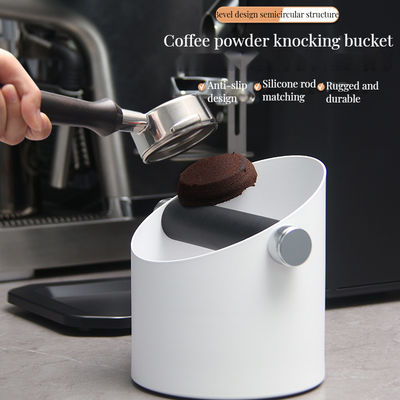 Λευκό Espresso Knock Box Πλυντήριο πιάτων Ασφαλές Αφαίρετο Knock Bar Αντιαλίστικη βάση Stand
