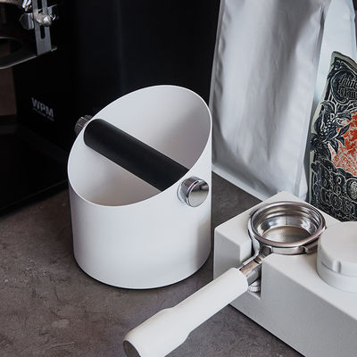 Λευκό Espresso Knock Box Πλυντήριο πιάτων Ασφαλές Αφαίρετο Knock Bar Αντιαλίστικη βάση Stand