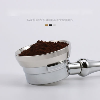 51/53/58mm Ασημένιο Δασοποιητικό Δαχτυλίδι Φορητή Περιβαλλοντικά φιλική λακκούβα για την ακριβή δοσολογία καφέ