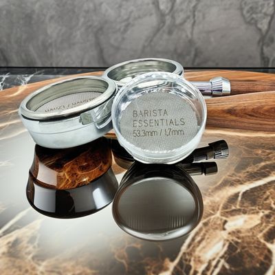 Μινιμαλιστικό σχεδιασμό 58mm Προσαρμοσμένο μέγεθος Φίλτρο καφέ από ανοξείδωτο χάλυβα
