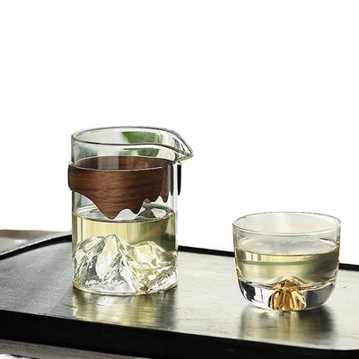 240 ml Διαφανές γυάλινο φλιτζάνι Κλασικό σχεδιασμό Περιβαλλοντικά φιλικό χειροποίητο για τσάι νερό γάλα