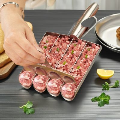 Εύκολο μαγείρεμα στο σπίτι με το BAMBOO Fish Ball Maker Set και το Non-Stick Manual Spoon