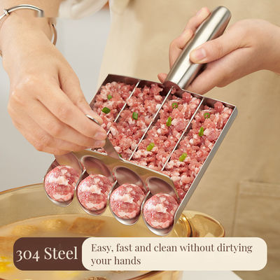 Εστιατόριο Μαγειρική Μπαμπού Non-Stick Meatball Maker Set για εύκολα σπιτικά ψαρόμπαλες