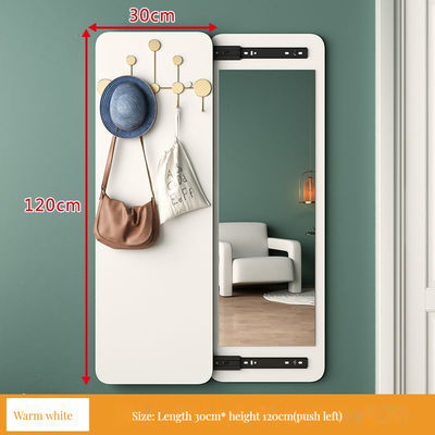 Σύγχρονη διακόσμηση σπιτιού Ολόσωμος καθρέφτης τοίχου με ράφι για παλτό και κρυμμένο σχεδιασμό συρρέσεως