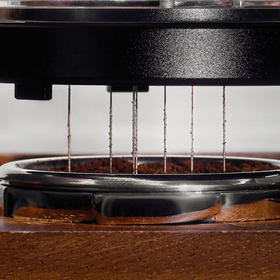 Μαύρο 7 βελόνες 0.4mm WDT Espresso καφέ Διανομέα εργαλείο Τσάι καφέ βελόνα Διανομέα εργαλείο WDT