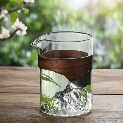 240ml Διαφανές Κύπελλο Κύπελλο Κλασικού Σχεδιασμού Χειροποίητο Κύπελλο Περιβαλλοντικώς φιλικό για το νερό γάλα